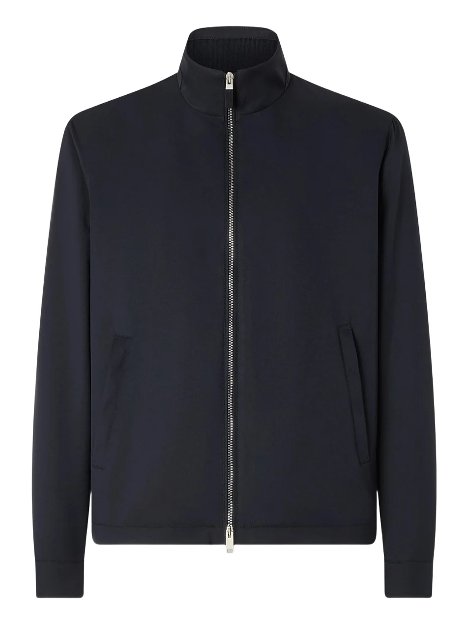 Zegna Men's Microfiber Motorin 100CC Blouson Jacket