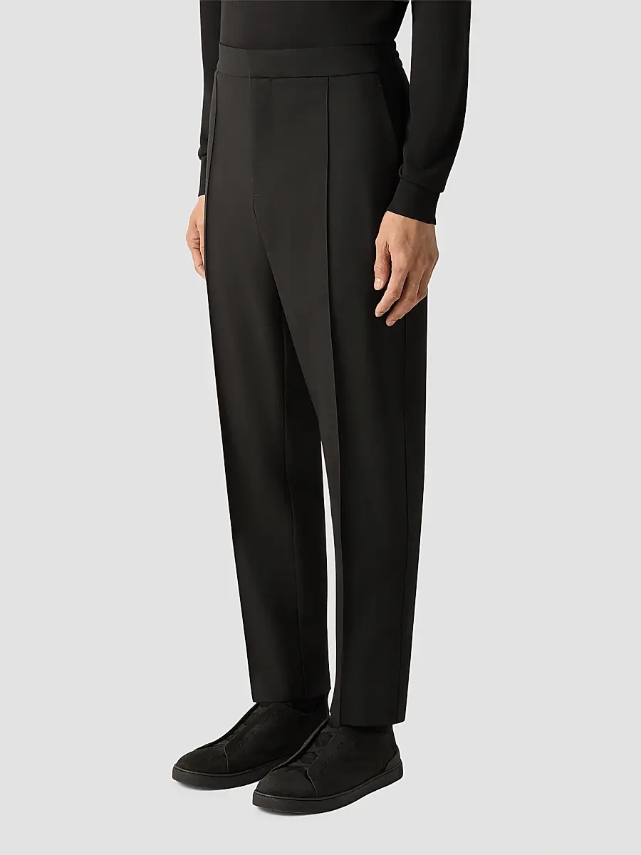 Zegna Men's Wool Pants | Thumbnail 2 Zegna Men's Wool Pants | Thumbnail 2