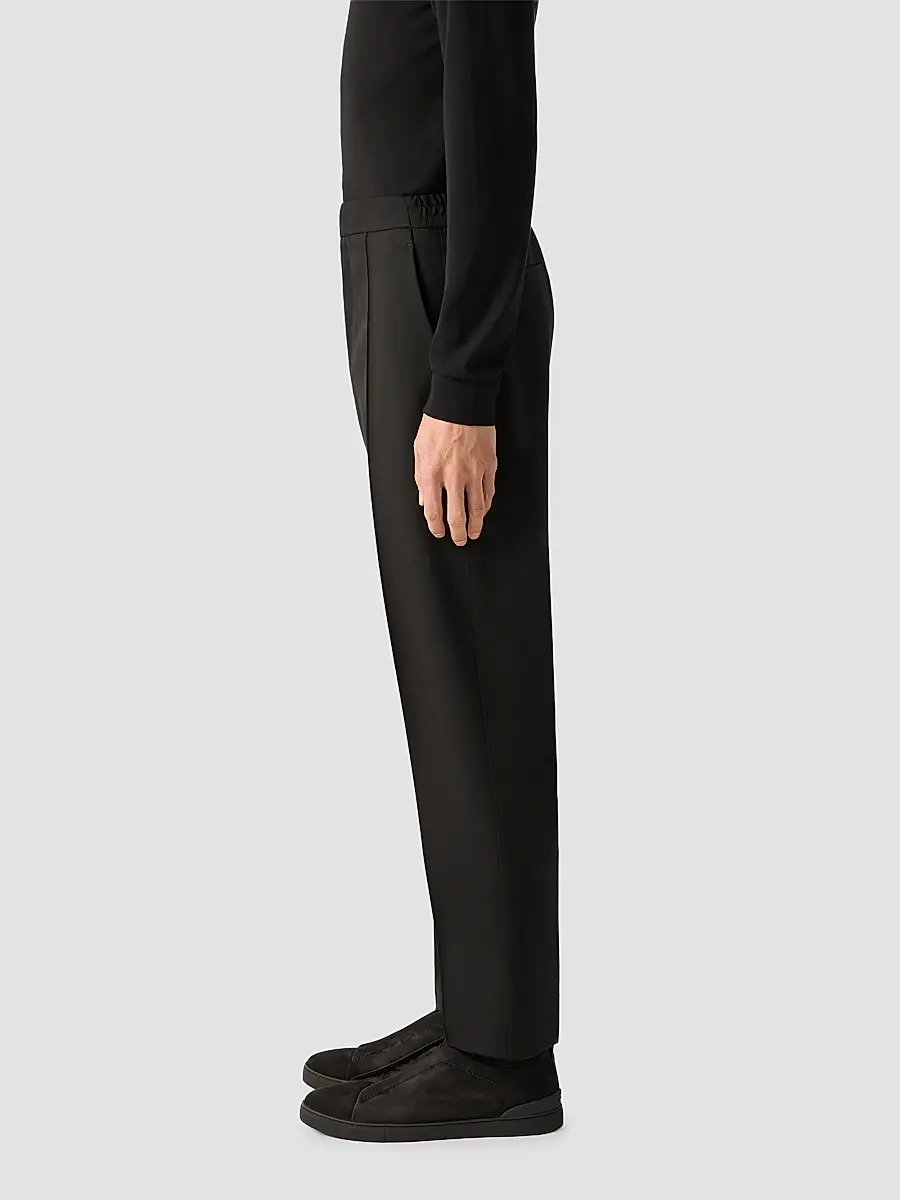 Zegna Men's Wool Pants | Thumbnail 3 Zegna Men's Wool Pants | Thumbnail 3