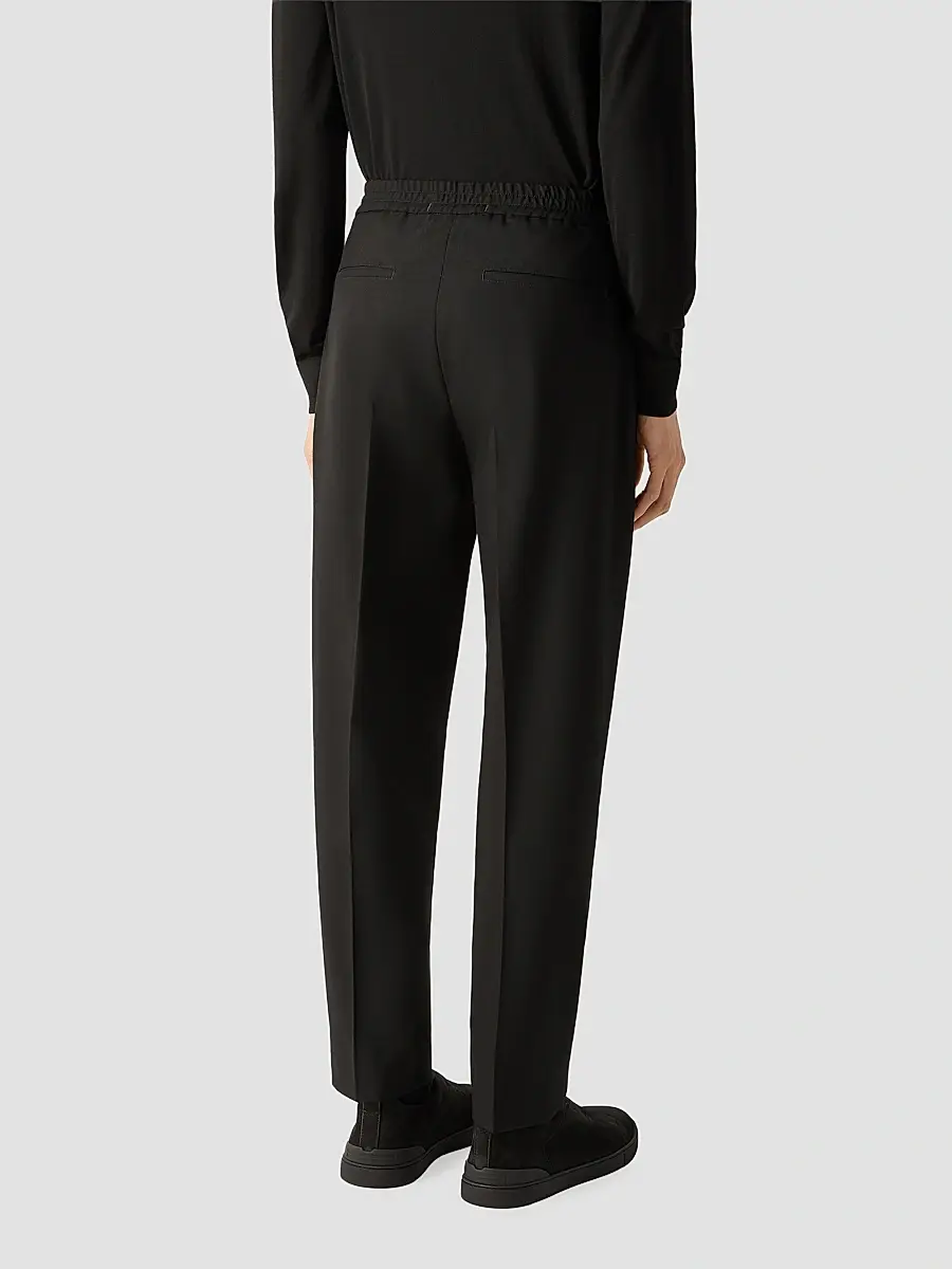 Zegna Men's Wool Pants | Thumbnail 4 Zegna Men's Wool Pants | Thumbnail 4
