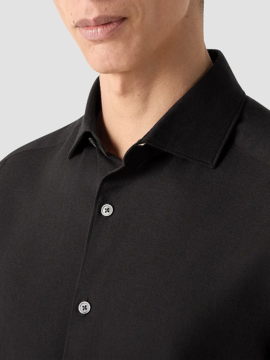 Zegna Men's Cashco Shirt | Thumbnail 4 Zegna Men's Cashco Shirt | Thumbnail 4