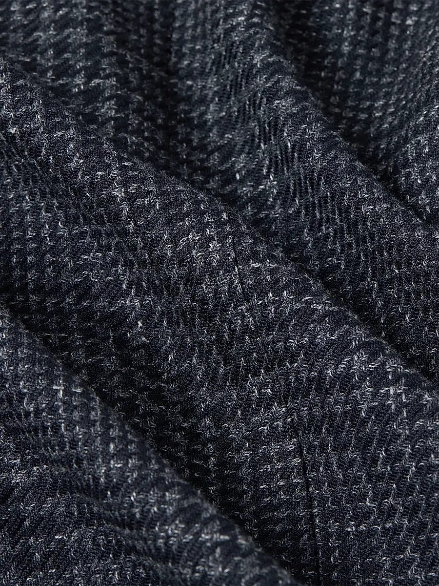 Zegna Men's Cashmere Silk and Linen Jacket - Navy Blue | Thumbnail 6 Zegna Men's Cashmere Silk and Linen Jacket - Navy Blue | Thumbnail 6