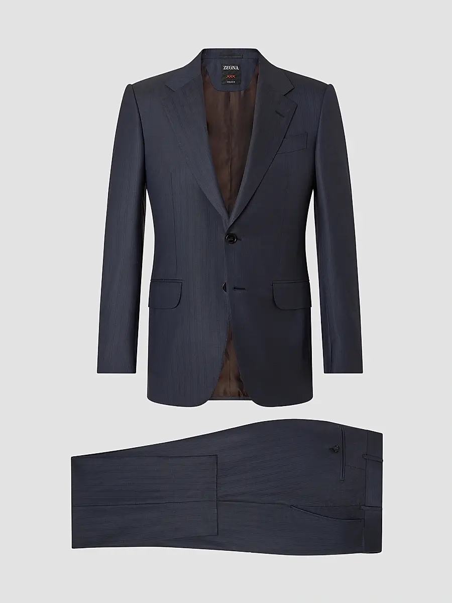 Zegna Men's Trofeo 15milmil15 Wool Suit | Thumbnail 2 Zegna Men's Trofeo 15milmil15 Wool Suit | Thumbnail 2