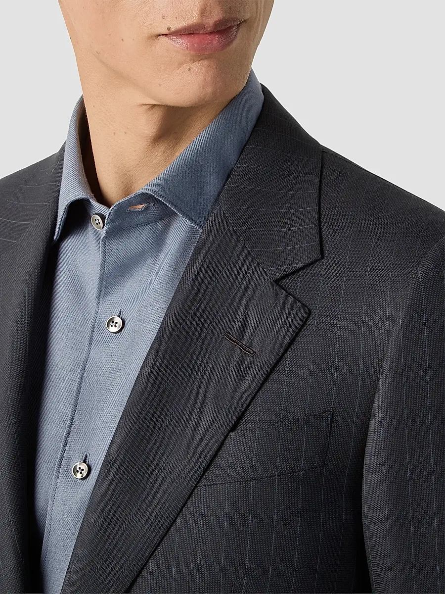 Zegna Men's Trofeo 120mila Wool Suit | Thumbnail 5 Zegna Men's Trofeo 120mila Wool Suit | Thumbnail 5