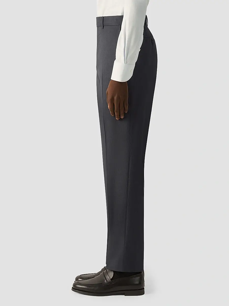 Zegna Men's Trofeo 120mila Wool Pants | Thumbnail 3 Zegna Men's Trofeo 120mila Wool Pants | Thumbnail 3