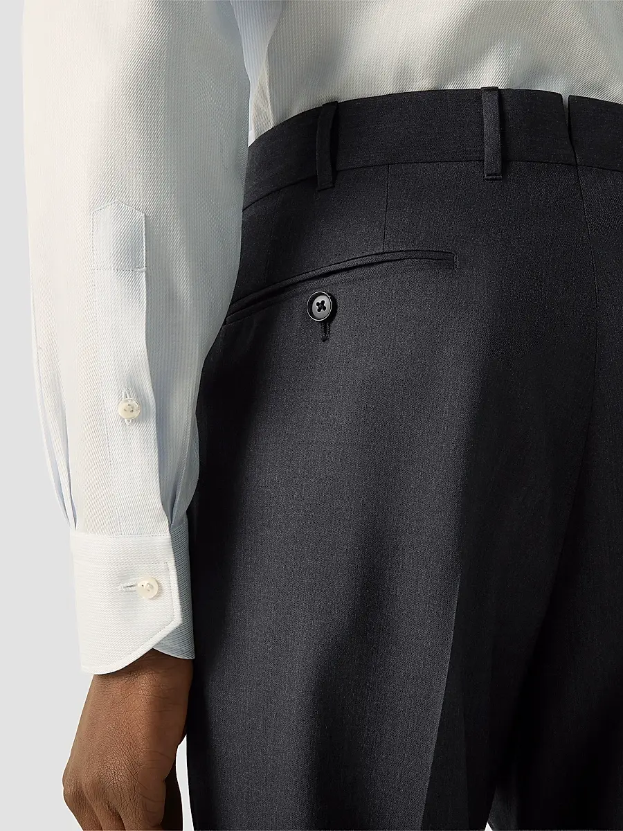 Zegna Men's Trofeo 120mila Wool Pants | Thumbnail 5 Zegna Men's Trofeo 120mila Wool Pants | Thumbnail 5