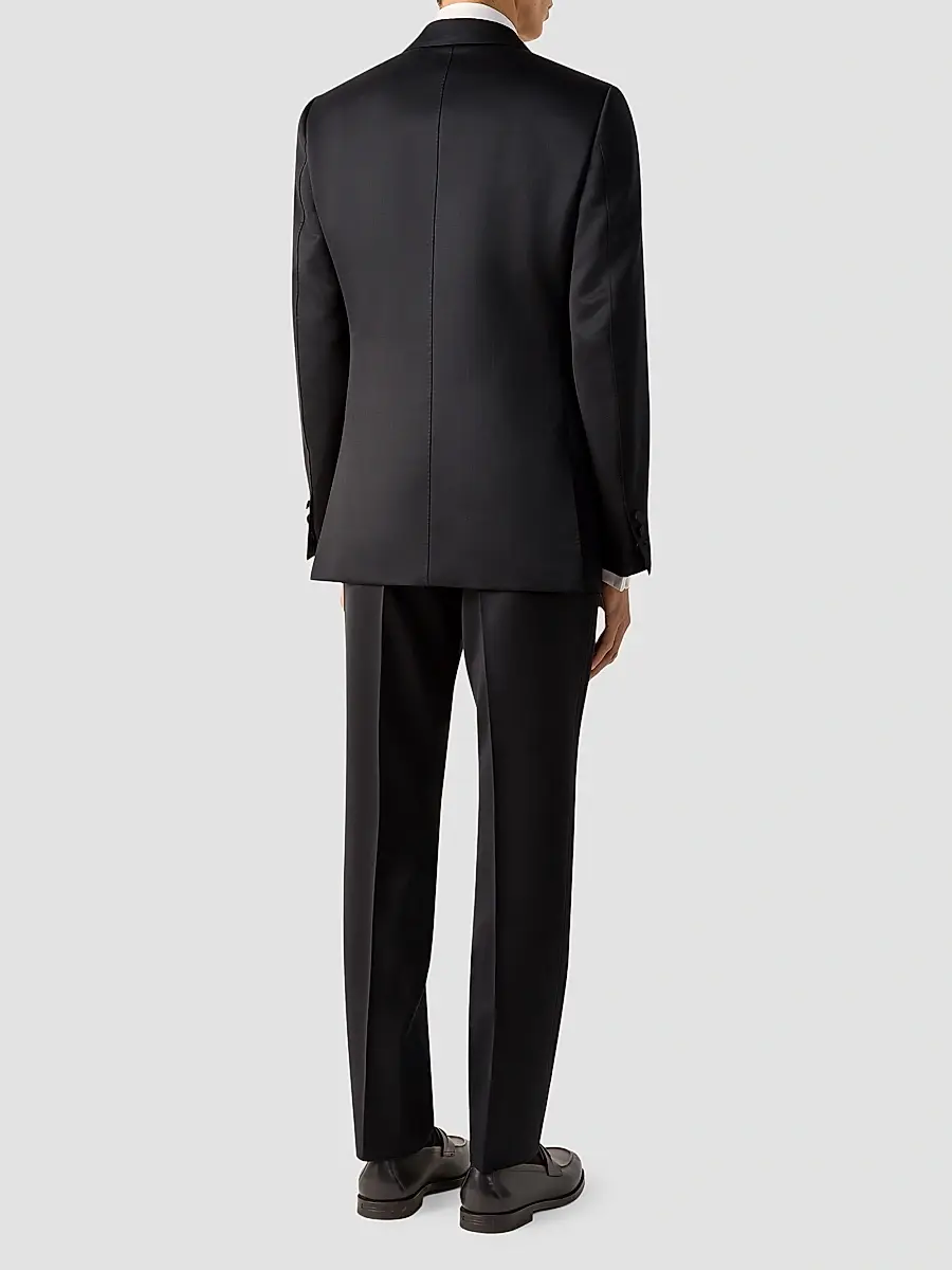 Zegna Men's Trofeo 120mila Wool and Mohair Evening Suit | Thumbnail 3 Zegna Men's Trofeo 120mila Wool and Mohair Evening Suit | Thumbnail 3