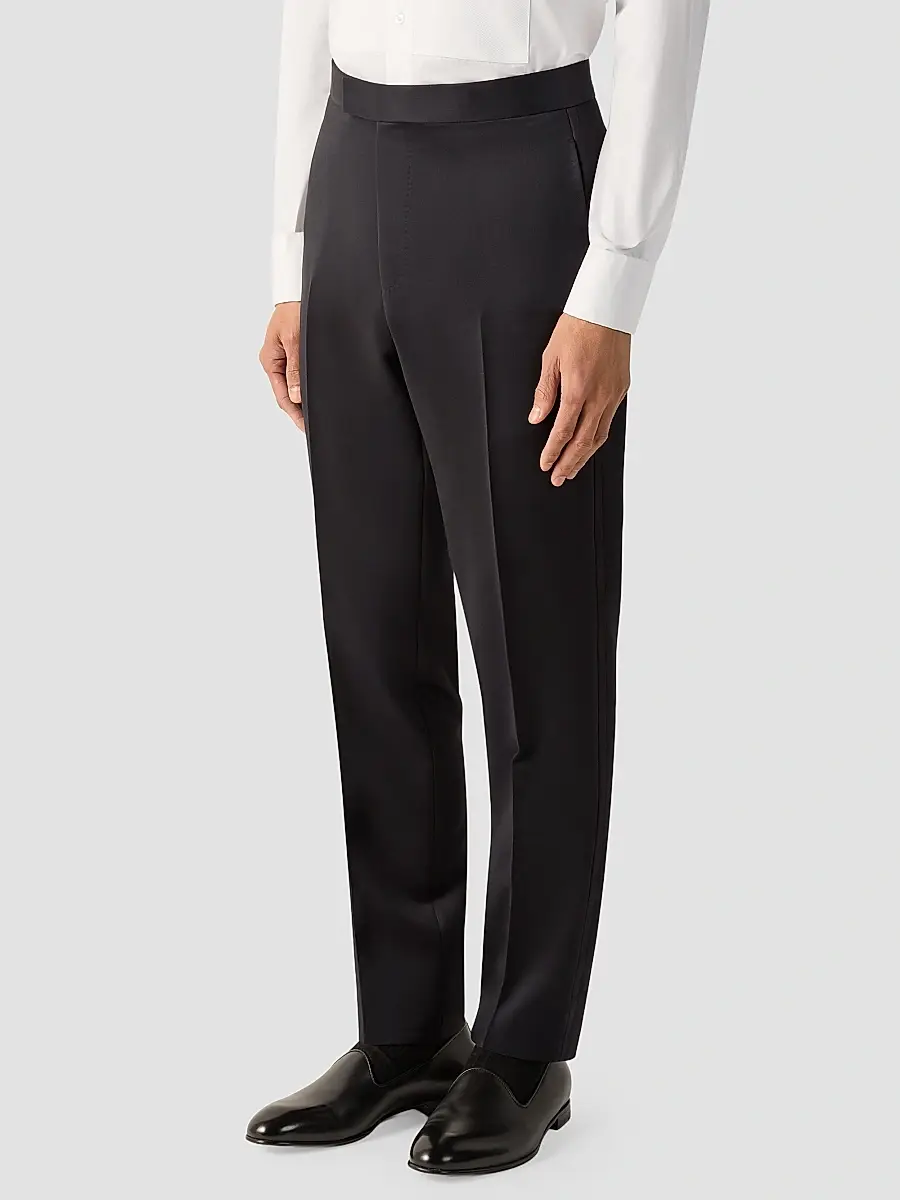 Zegna Men's Trofeo 120mila Wool and Mohair Evening Suit | Thumbnail 4 Zegna Men's Trofeo 120mila Wool and Mohair Evening Suit | Thumbnail 4