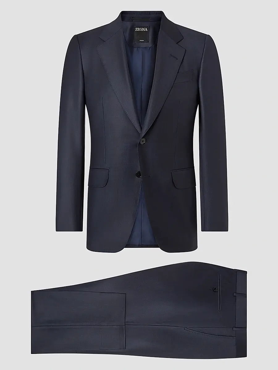 Zegna Men's Trofeo Selection Wool Suit | Thumbnail 2 Zegna Men's Trofeo Selection Wool Suit | Thumbnail 2