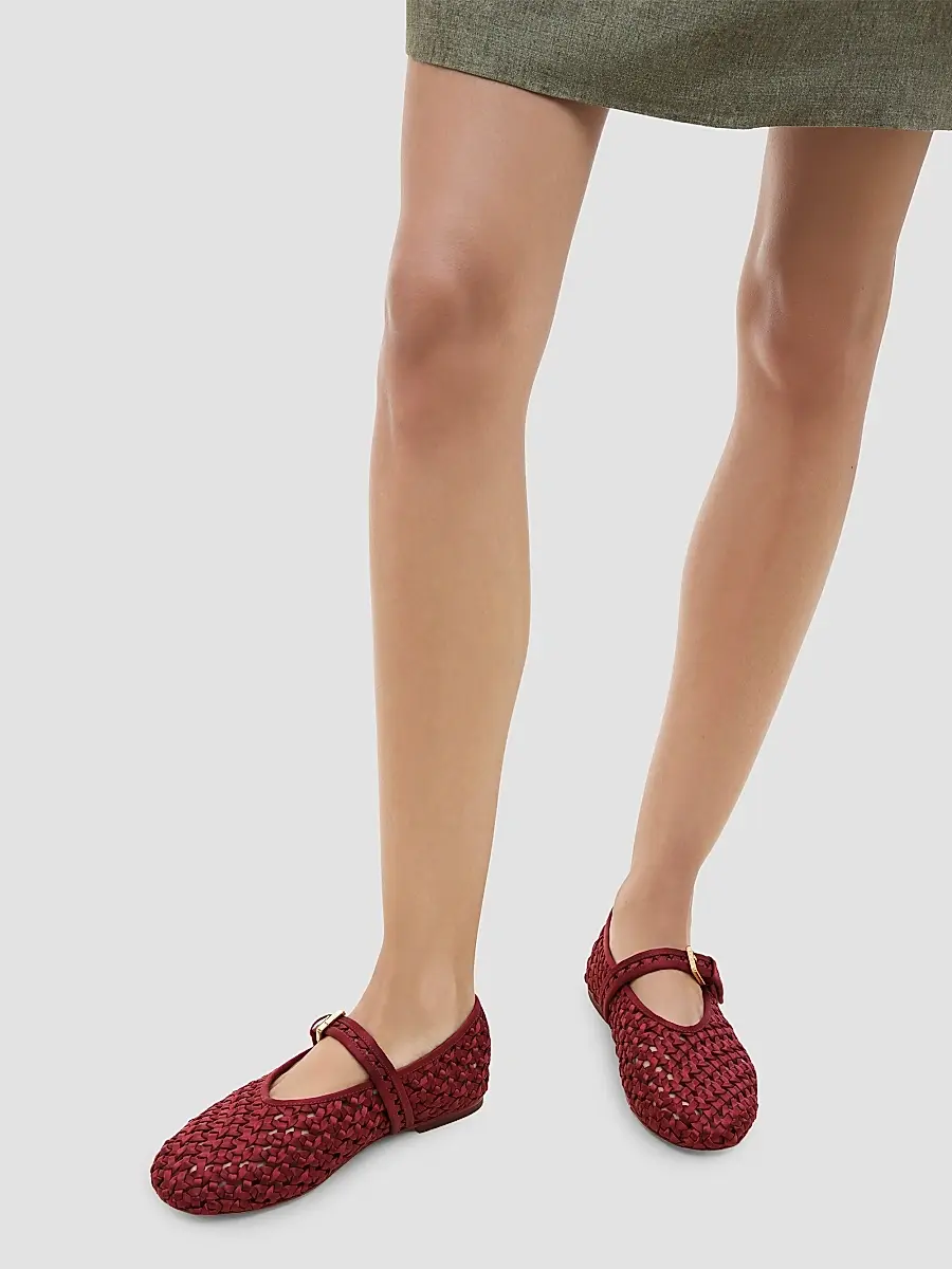 Naghedi Women's Sydney Satin Mary Jane Flats | Thumbnail 5 Naghedi Women's Sydney Satin Mary Jane Flats | Thumbnail 5