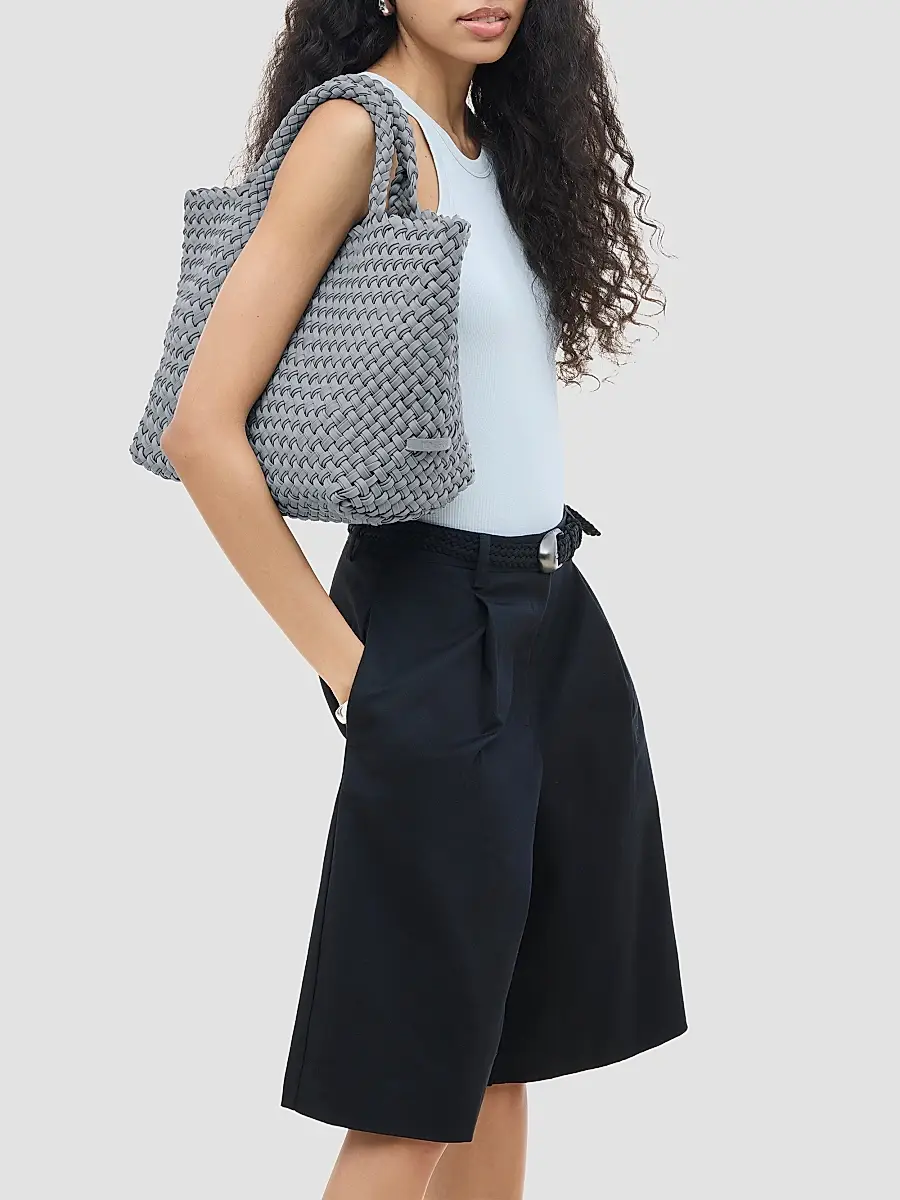 Naghedi Women's St. Barths Medium Double Weave Tote Bag | Thumbnail 3 Naghedi Women's St. Barths Medium Double Weave Tote Bag | Thumbnail 3