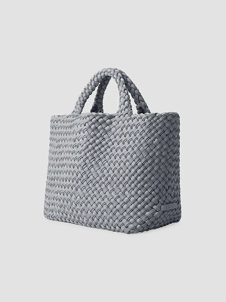 Naghedi Women's St. Barths Medium Double Weave Tote Bag | Thumbnail 4 Naghedi Women's St. Barths Medium Double Weave Tote Bag | Thumbnail 4