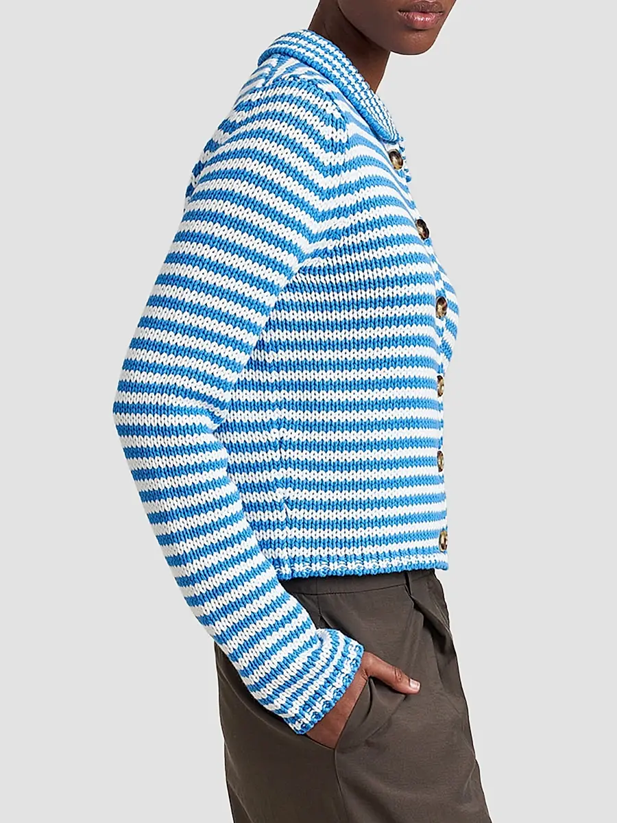 La Ligne Women's Stripe Cardigan | Thumbnail 2 La Ligne Women's Stripe Cardigan | Thumbnail 2