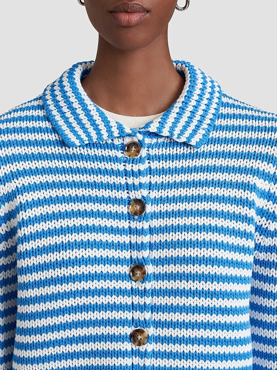 La Ligne Women's Stripe Cardigan | Thumbnail 4 La Ligne Women's Stripe Cardigan | Thumbnail 4