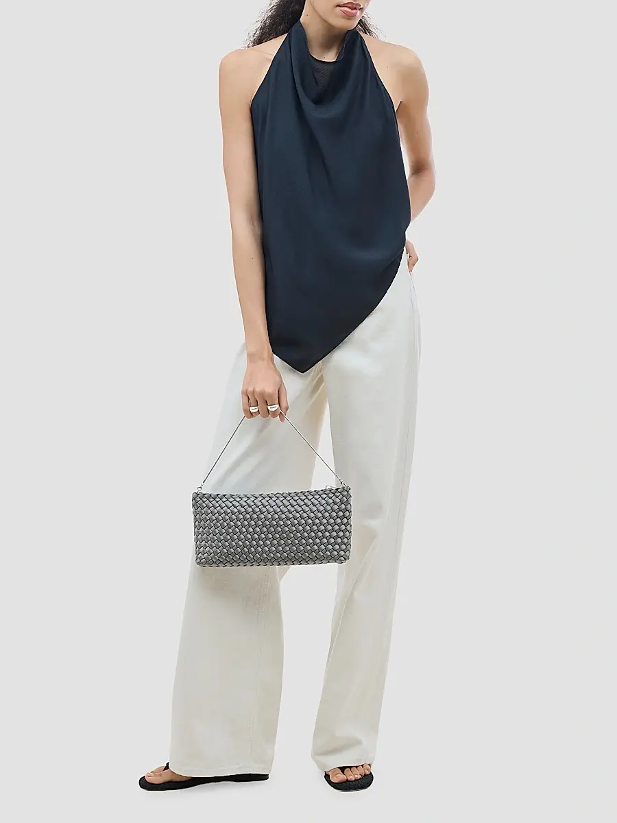 Naghedi Women's Gala Satin Clutch Bag | Thumbnail 2