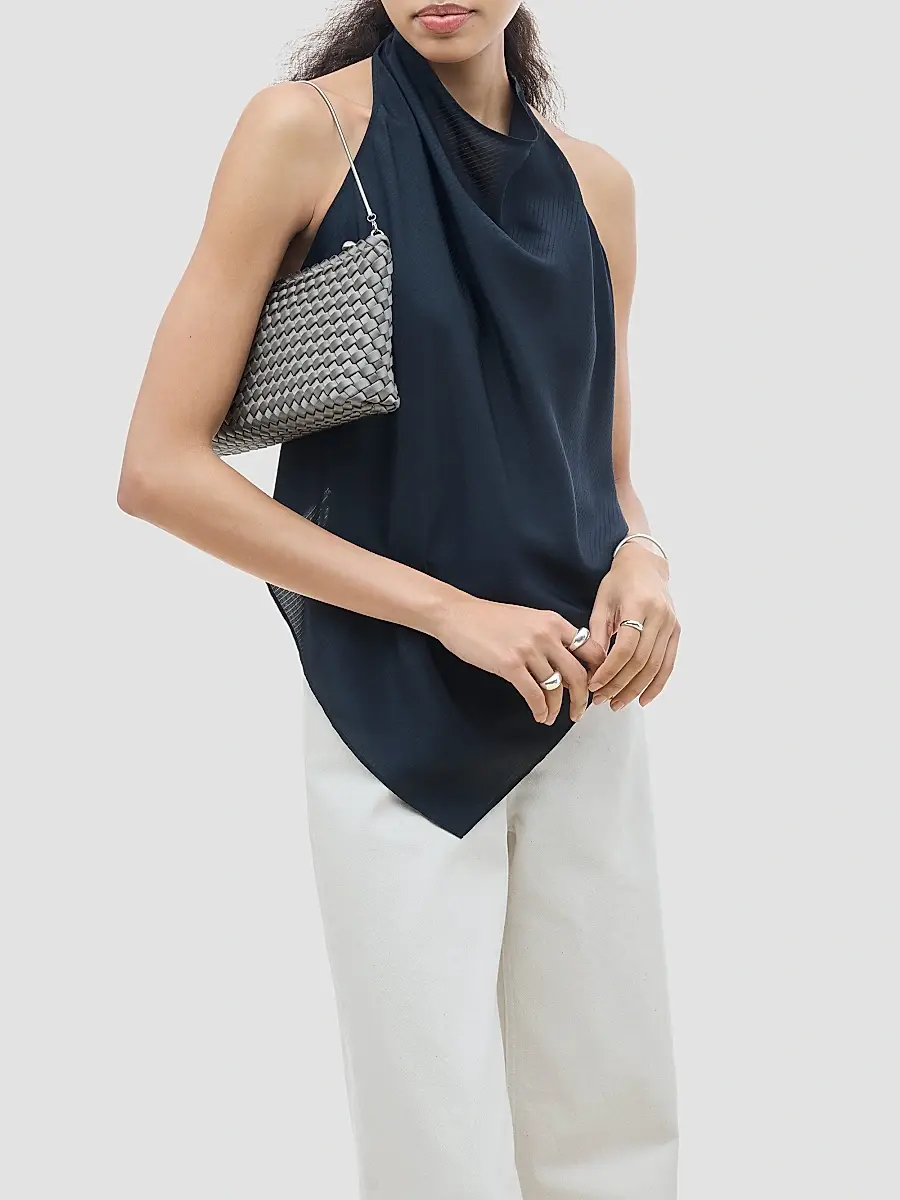 Naghedi Women's Gala Satin Clutch Bag | Thumbnail 3