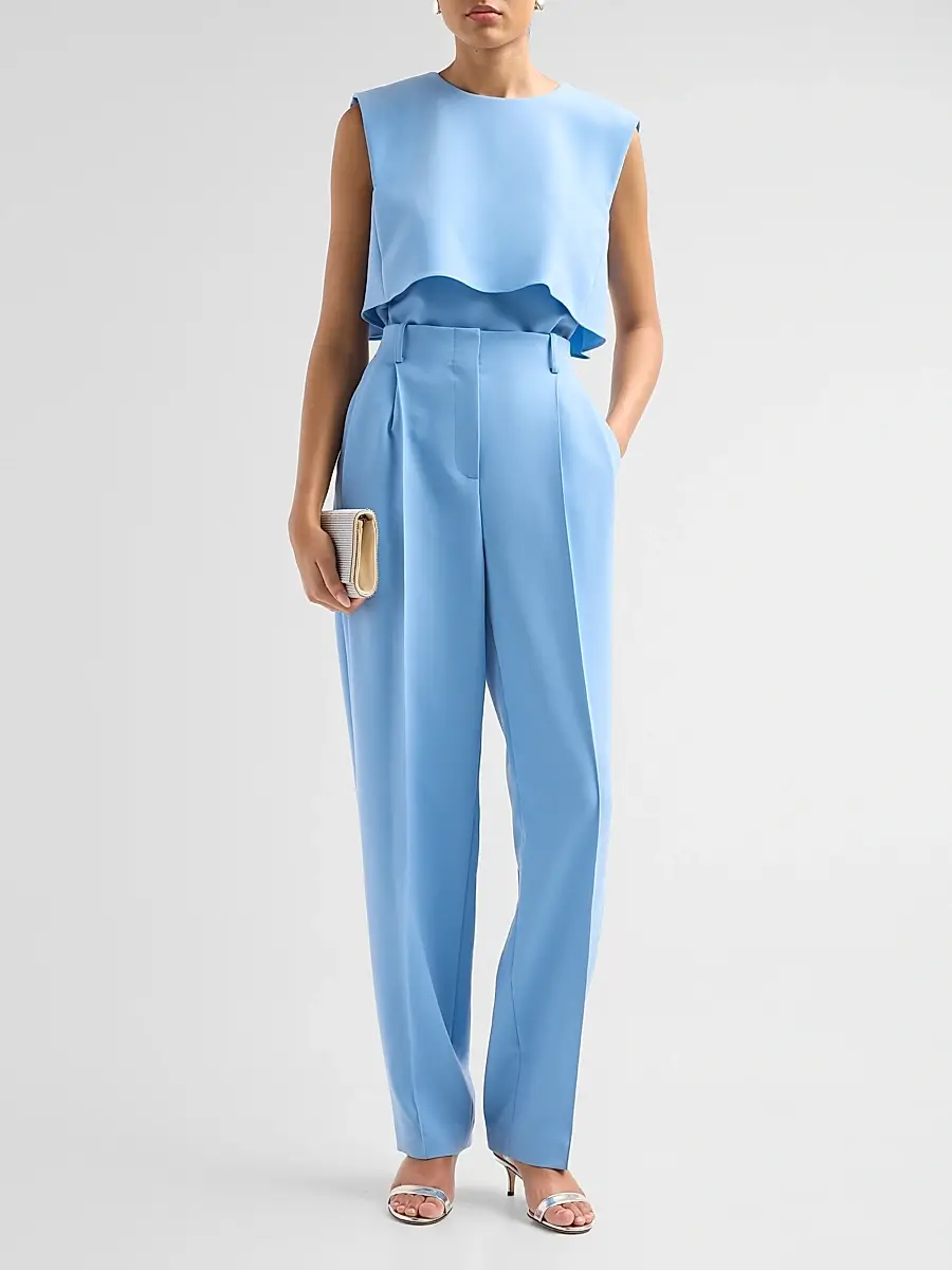 PRABAL GURUNG Women's Fold Layered Top | Thumbnail 2