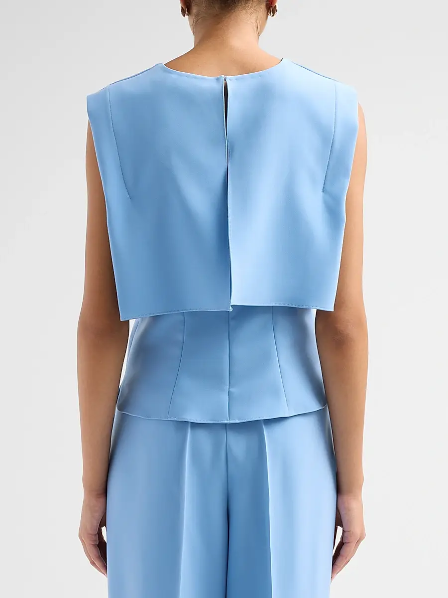PRABAL GURUNG Women's Fold Layered Top | Thumbnail 3
