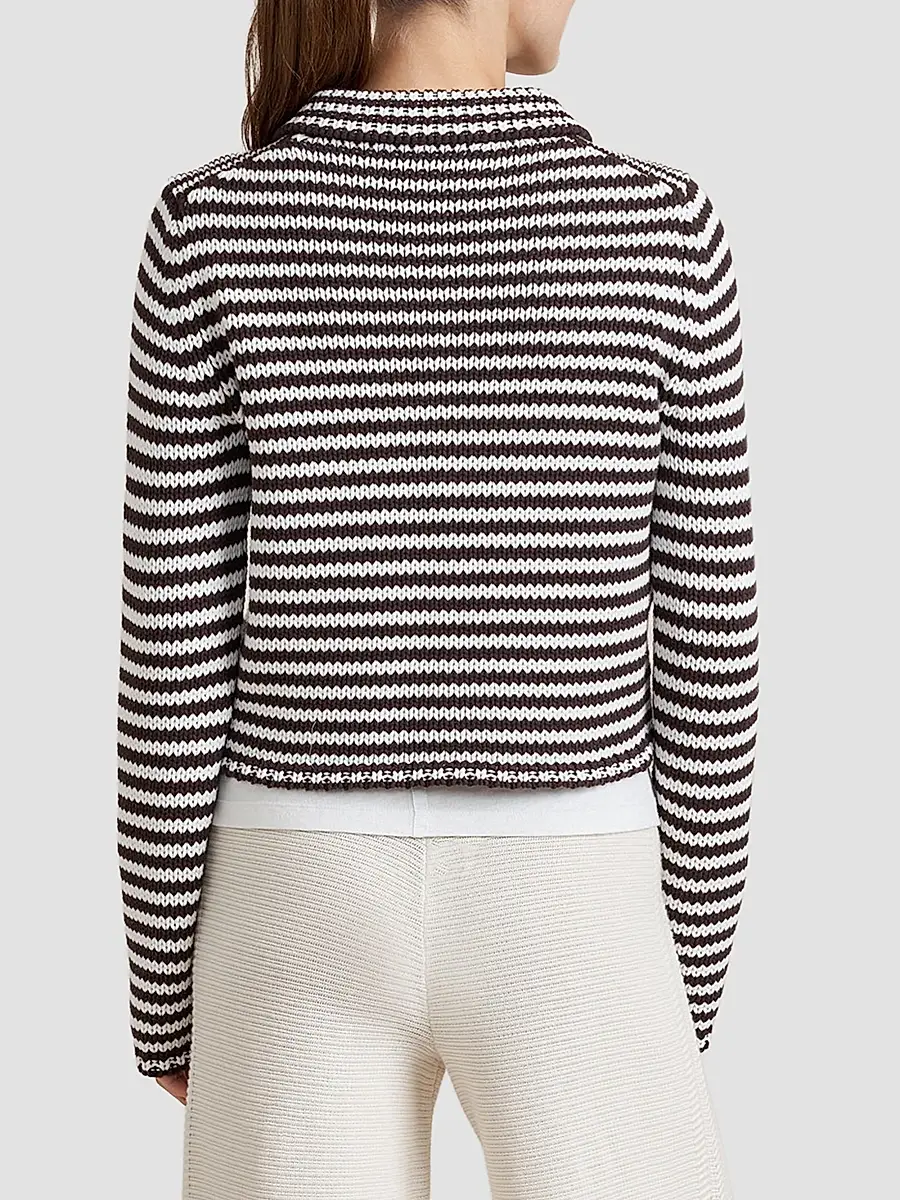 La Ligne Women's Stripe Cardigan | Thumbnail 3 La Ligne Women's Stripe Cardigan | Thumbnail 3