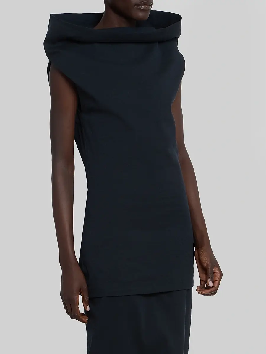 Issey Miyake Women's Allow Funnel Neck Shirt | Thumbnail 3