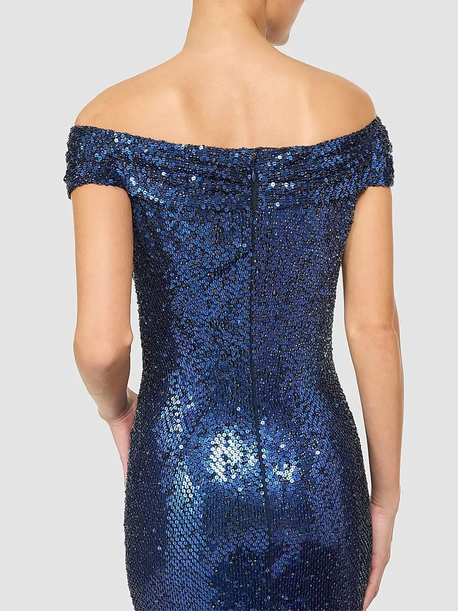 Jenny Packham Women's Echo Sequined Off-the-Shoulder Gown | Thumbnail 5 Jenny Packham Women's Echo Sequined Off-the-Shoulder Gown | Thumbnail 5