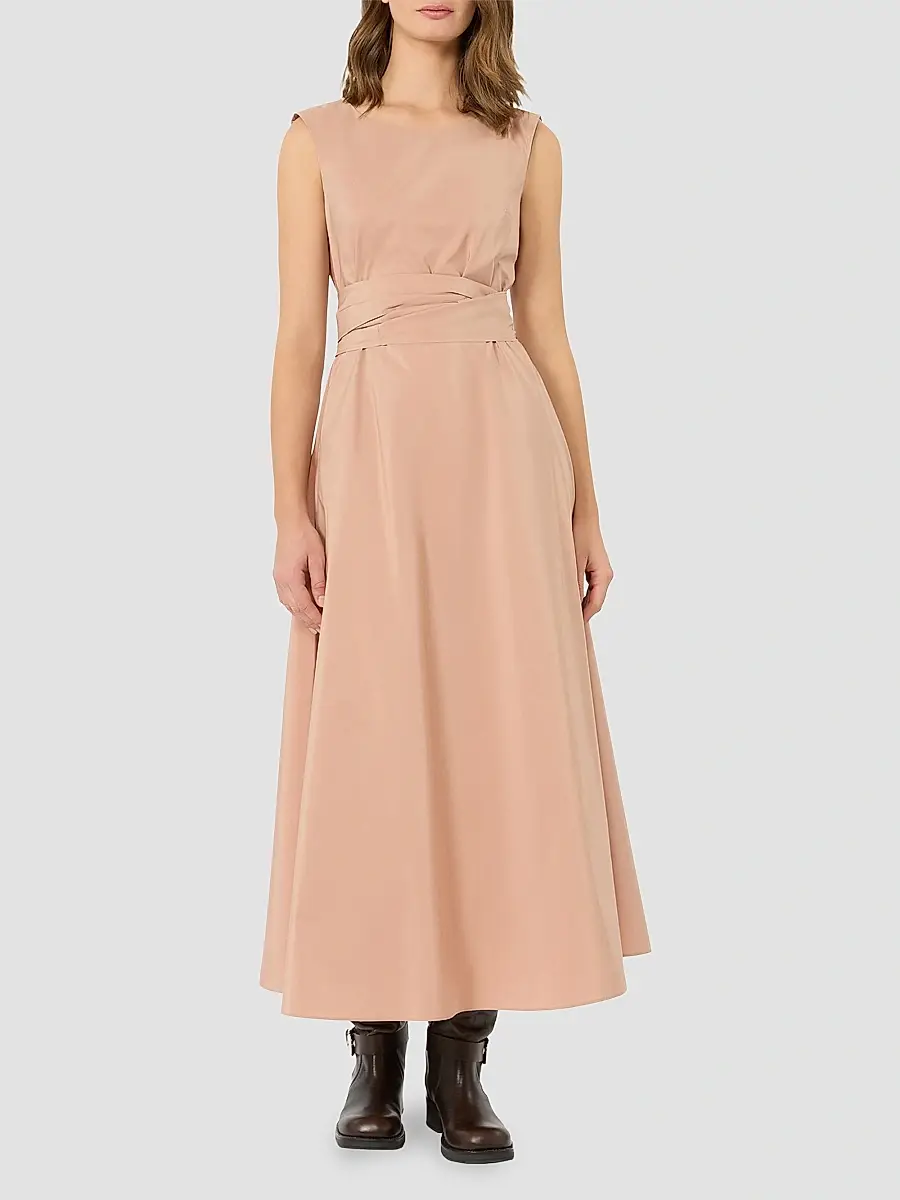 Weekend Max Mara Women's Flared Taffeta Dress | Thumbnail 4 Weekend Max Mara Women's Flared Taffeta Dress | Thumbnail 4
