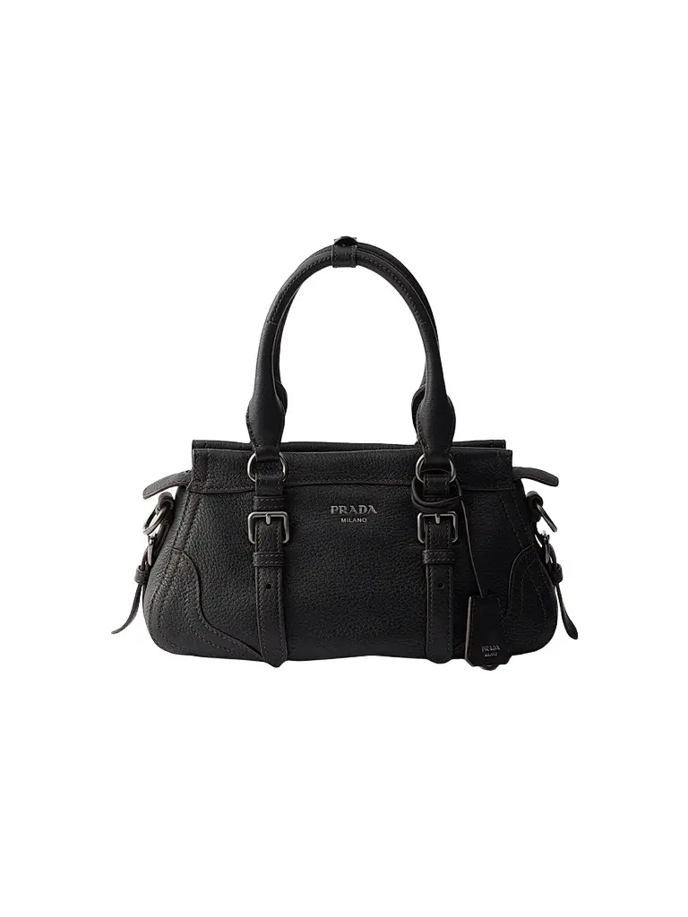Prada Women's Leather Tote Bag - Black | Image 1 Prada Women's Leather Tote Bag - Black | Image 1