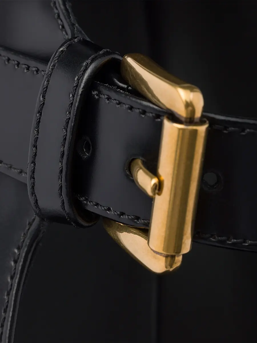 Prada Women's Brushed Leather Pumps | Thumbnail 5