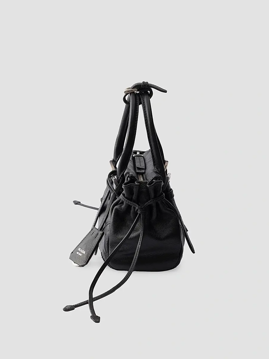 Prada Women's Karin Small Leather Top Handle Bag | Thumbnail 6 Prada Women's Karin Small Leather Top Handle Bag | Thumbnail 6