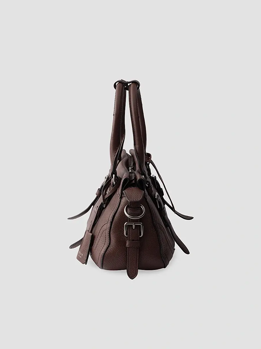 Prada Women's Large Leather Tote Bag | Thumbnail 4 Prada Women's Large Leather Tote Bag | Thumbnail 4