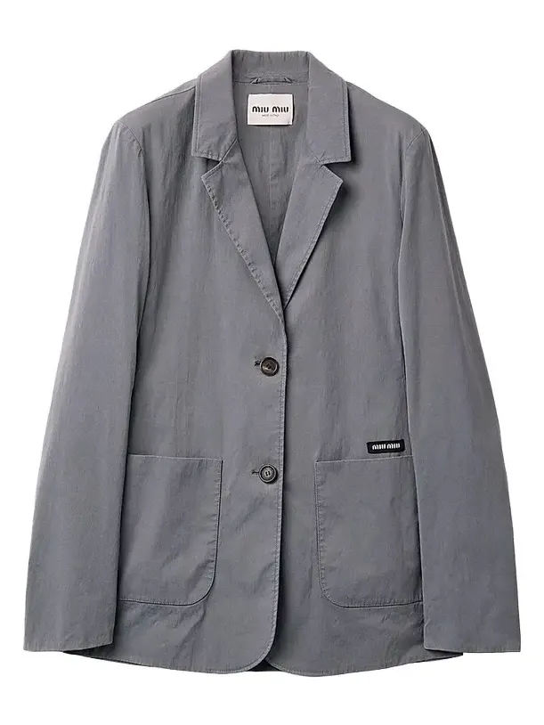 Women's Washed Stretch Poplin Jacket