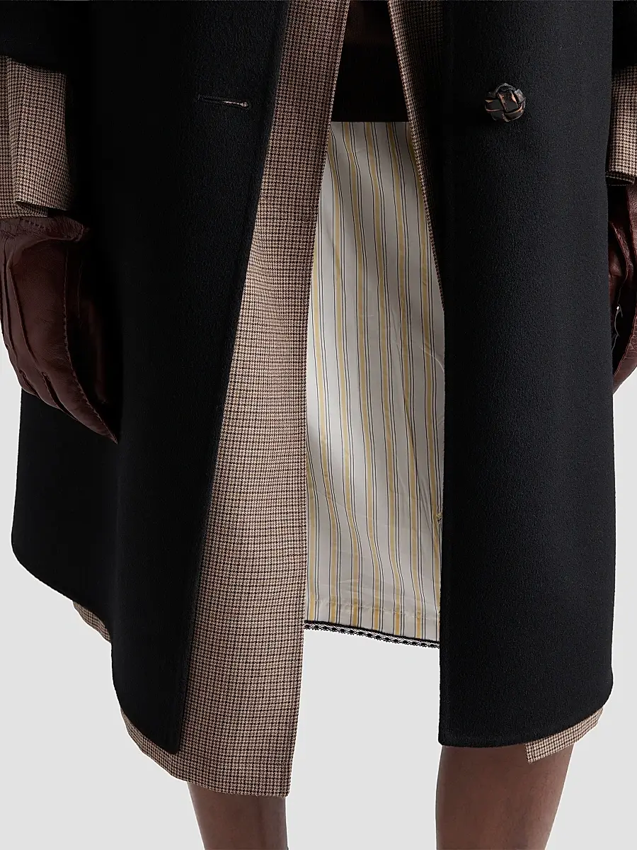 Prada Women's Striped Skirt with Applique - Yellow | Thumbnail 5 Prada Women's Striped Skirt with Applique - Yellow | Thumbnail 5