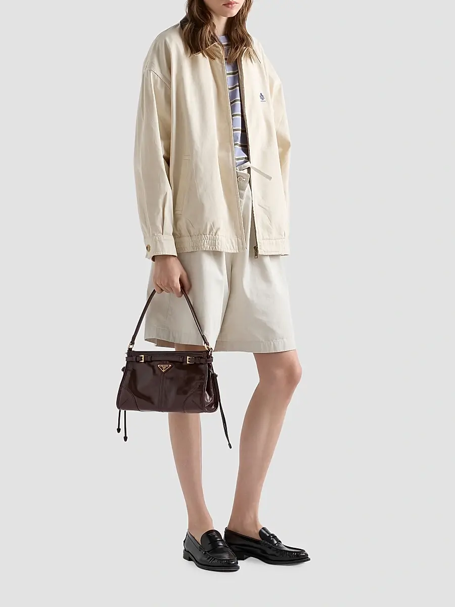 Prada Women's Bonnie Small Leather Top Handle Bag | Thumbnail 2 Prada Women's Bonnie Small Leather Top Handle Bag | Thumbnail 2