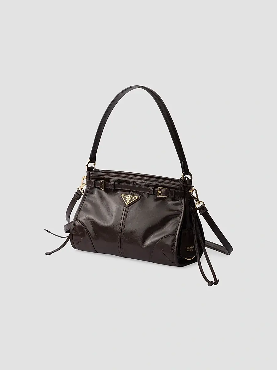 Prada Women's Bonnie Small Leather Top Handle Bag | Thumbnail 5 Prada Women's Bonnie Small Leather Top Handle Bag | Thumbnail 5