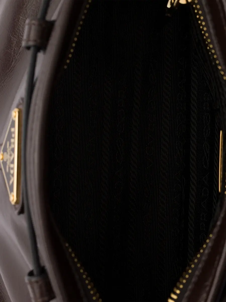Prada Women's Bonnie Small Leather Top Handle Bag | Thumbnail 8 Prada Women's Bonnie Small Leather Top Handle Bag | Thumbnail 8