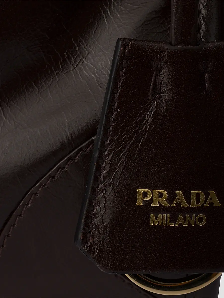 Prada Women's Bonnie Small Leather Top Handle Bag | Thumbnail 9 Prada Women's Bonnie Small Leather Top Handle Bag | Thumbnail 9