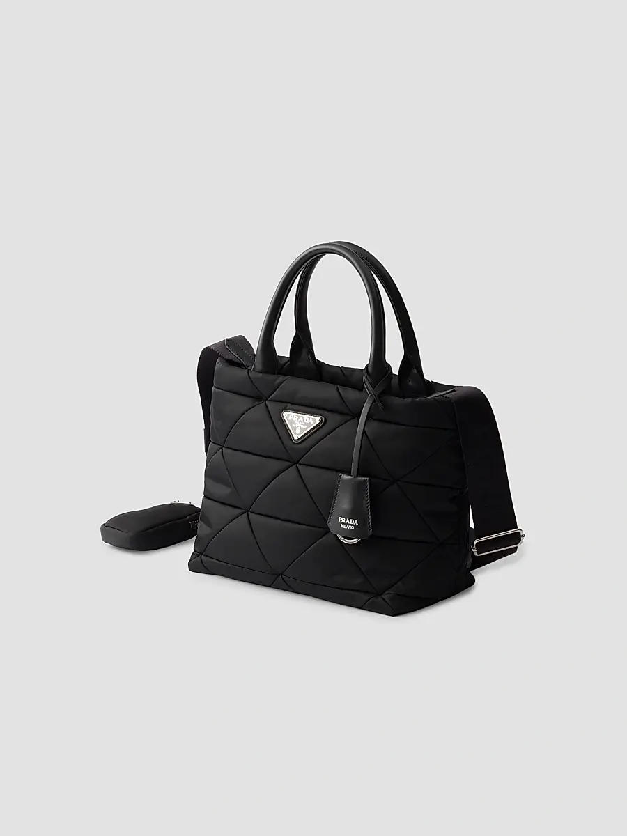Prada Women's Padded Nylon Top Handle Bag | Thumbnail 2 Prada Women's Padded Nylon Top Handle Bag | Thumbnail 2