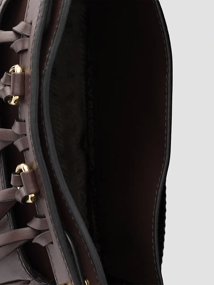 Prada Women's Corsaire Corduroy and Leather Mini Shoulder Bag | Thumbnail 4 Prada Women's Corsaire Corduroy and Leather Mini Shoulder Bag | Thumbnail 4