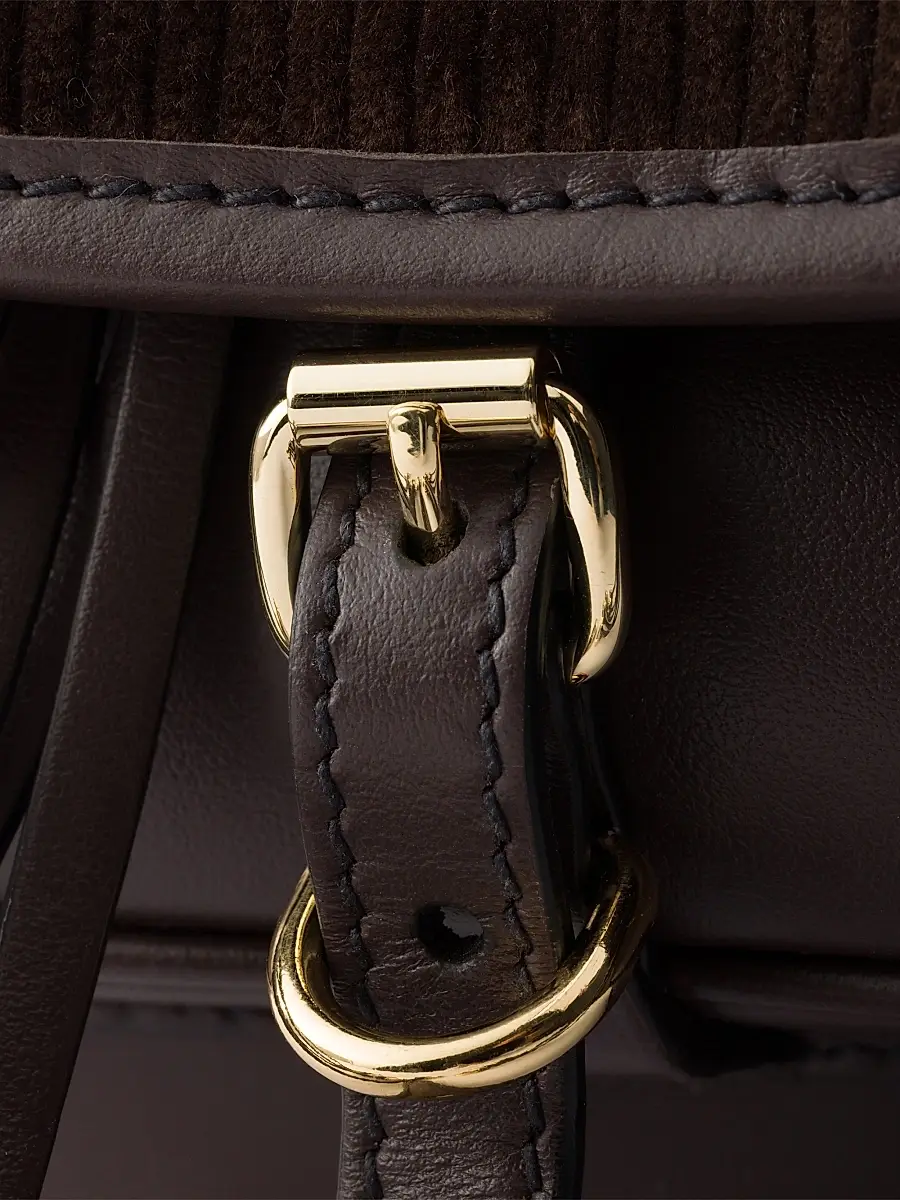 Prada Women's Corsaire Corduroy and Leather Mini Shoulder Bag | Thumbnail 6 Prada Women's Corsaire Corduroy and Leather Mini Shoulder Bag | Thumbnail 6