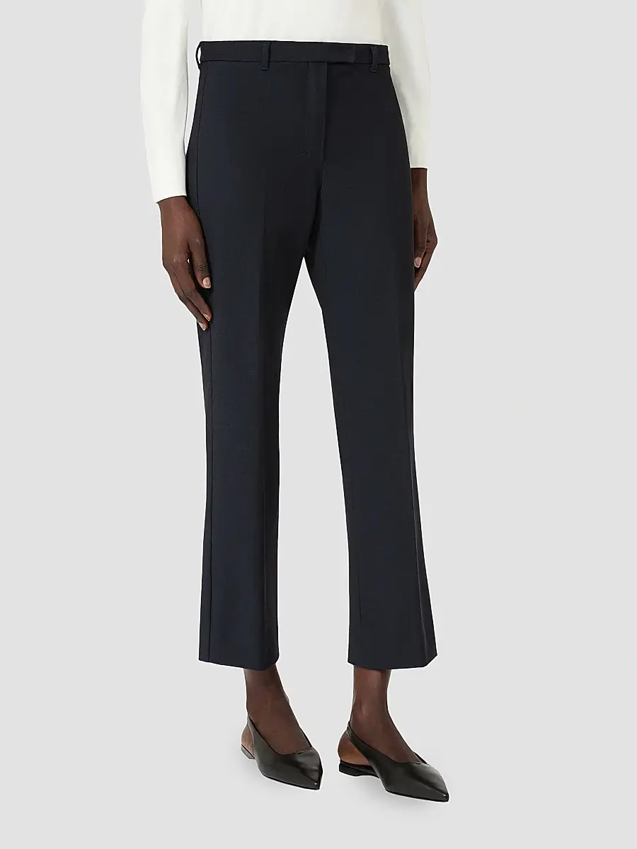 Max Mara Women's Stretch Cotton Blend Trousers | Thumbnail 2