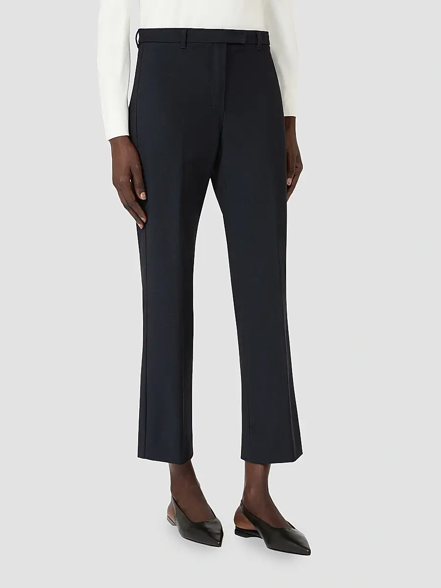 Max Mara Women's Stretch Cotton Blend Trousers | Thumbnail 3