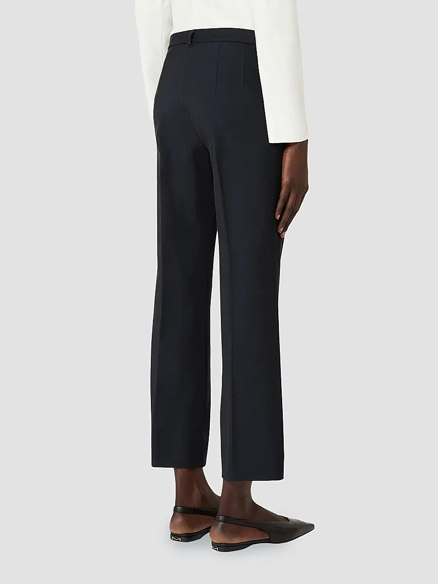 Max Mara Women's Stretch Cotton Blend Trousers | Thumbnail 4