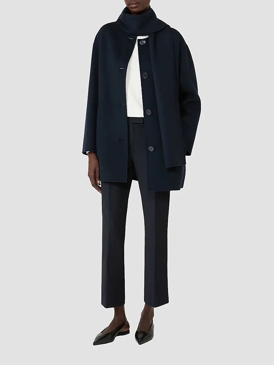 Max Mara Women's Stretch Cotton Blend Trousers | Thumbnail 5
