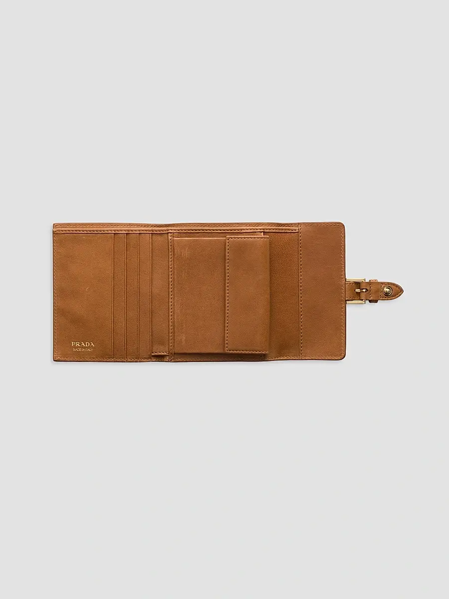 Prada Women's Small Nappa Leather Wallet | Thumbnail 2 Prada Women's Small Nappa Leather Wallet | Thumbnail 2