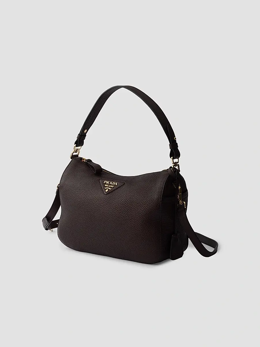 Prada Women's Medium Leather Shoulder Bag | Thumbnail 2 Prada Women's Medium Leather Shoulder Bag | Thumbnail 2