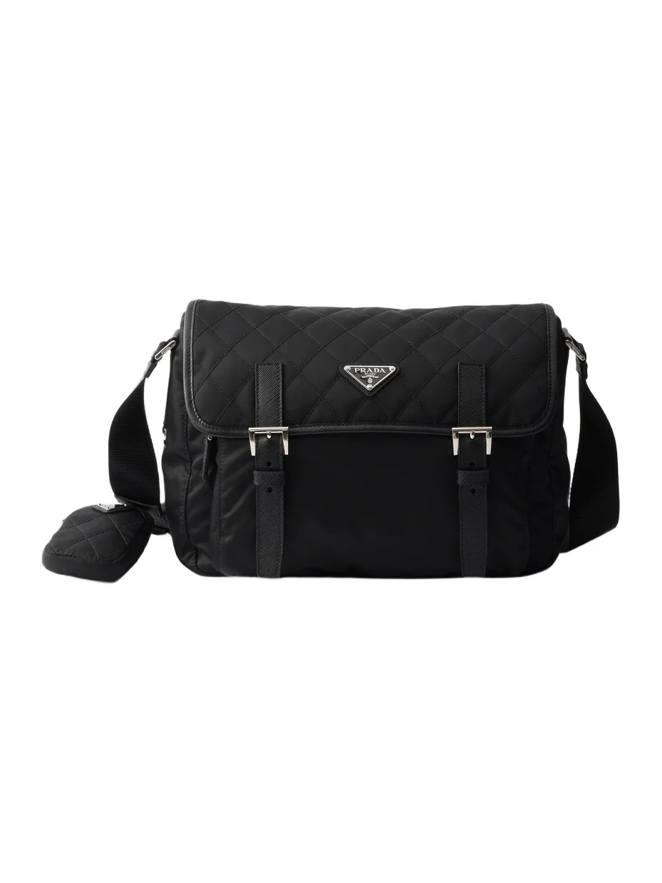 Women's Large Quilted Nylon Shoulder Bag Women's Large Quilted Nylon Shoulder Bag