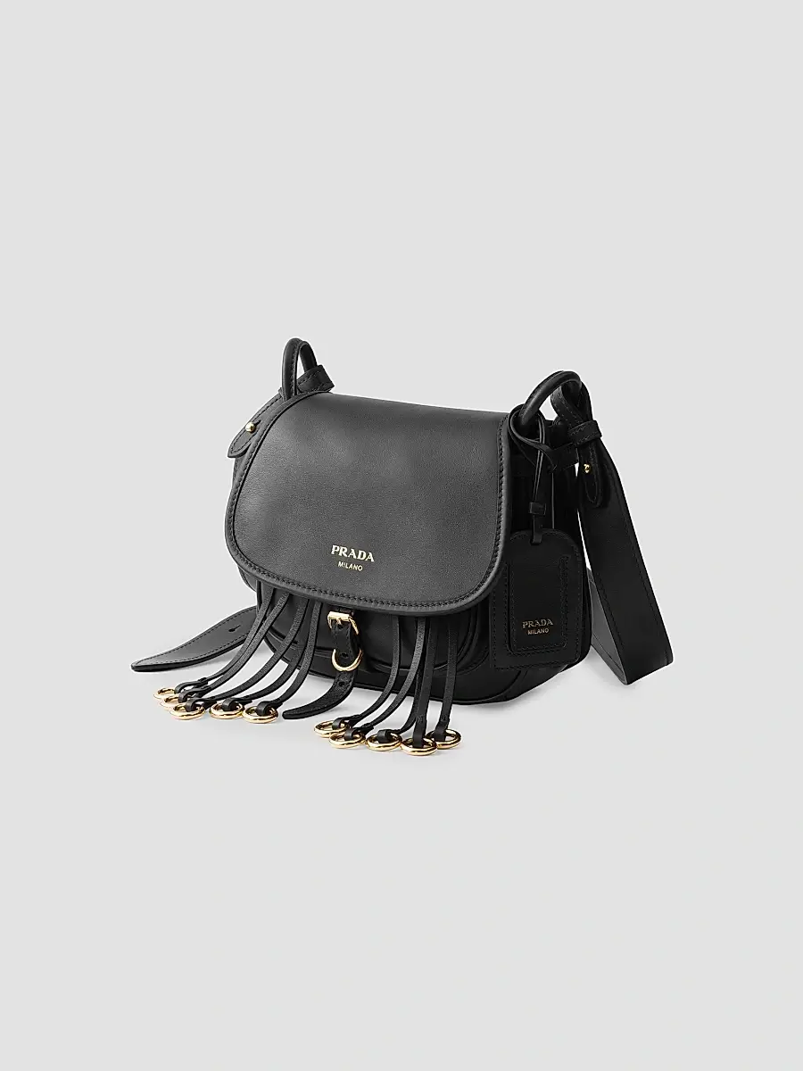 Prada Women's Corsaire Aged Leather Mini Shoulder Bag | Thumbnail 2