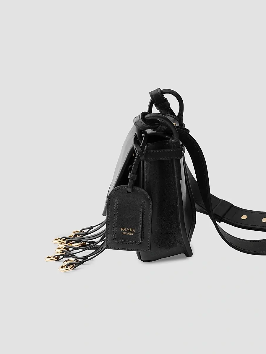 Prada Women's Corsaire Aged Leather Mini Shoulder Bag | Thumbnail 4