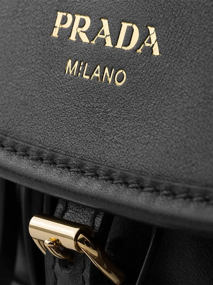 Prada Women's Corsaire Aged Leather Mini Shoulder Bag | Thumbnail 6
