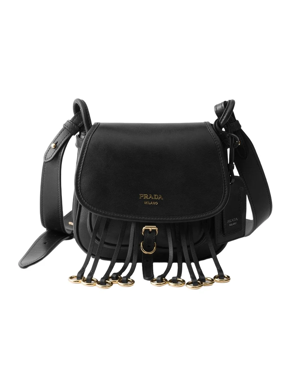 Prada Women's Corsaire Aged Leather Mini Shoulder Bag